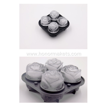 Silicone Rose Ice Cube Mold